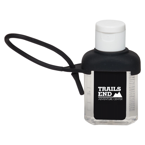 Dark Black color option for Caddy Strap One Ounce Alcohol Free Hand Sanitizer