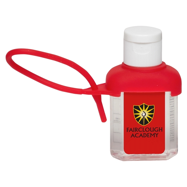 Medium Red color option for Caddy Strap One Ounce Alcohol Free Hand Sanitizer
