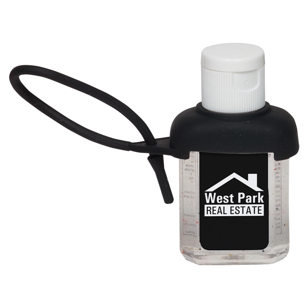 Dark Black color option for Caddy Strap One Ounce Hand Sanitizer