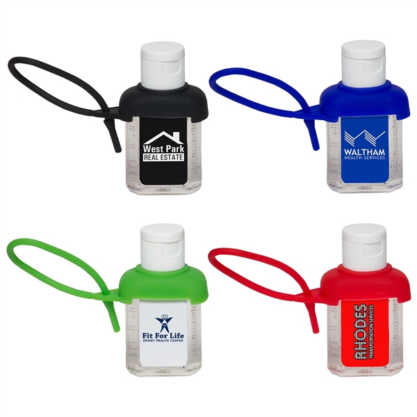 Medium Red color option for Caddy Strap One Ounce Hand Sanitizer