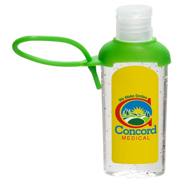 Bright Green color option for Caddy Strap Two Ounce Hand Sanitizer