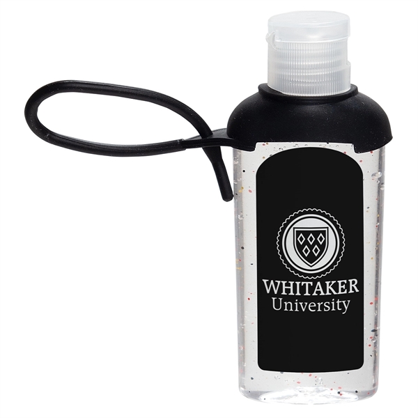Dark Black color option for Caddy Strap Two Ounce Hand Sanitizer