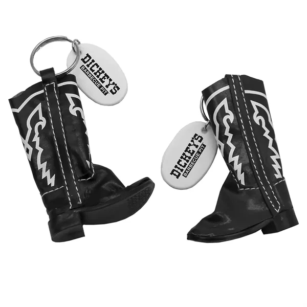 Black color option for Cowboy Boot Keychain