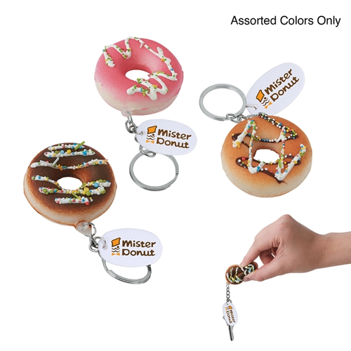 Main photo of Squishy Donut Keychain