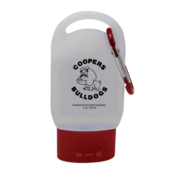 Red color option for 1oz Sanitizer Carabiner