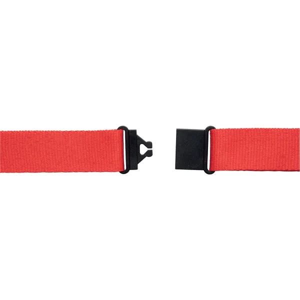 Red color option for 1" Polyester Color Lanyard