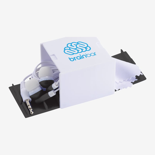 Photo of Wired Earbuds With Stand And Cleaner