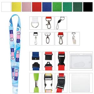 Photo of 3/8" Polyester Color Lanyard
