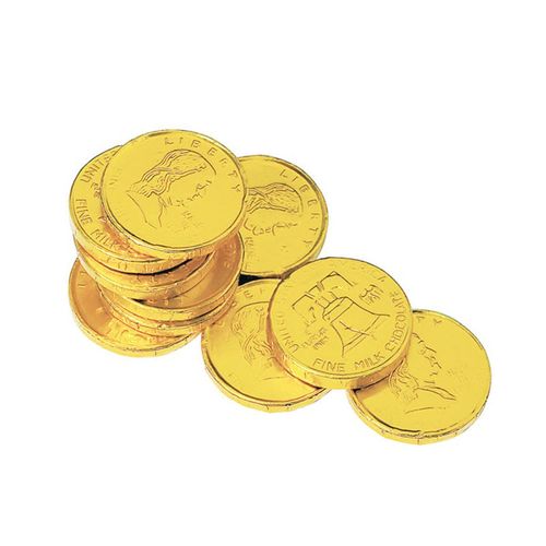 Photo of Stock Chocolate Coin Only