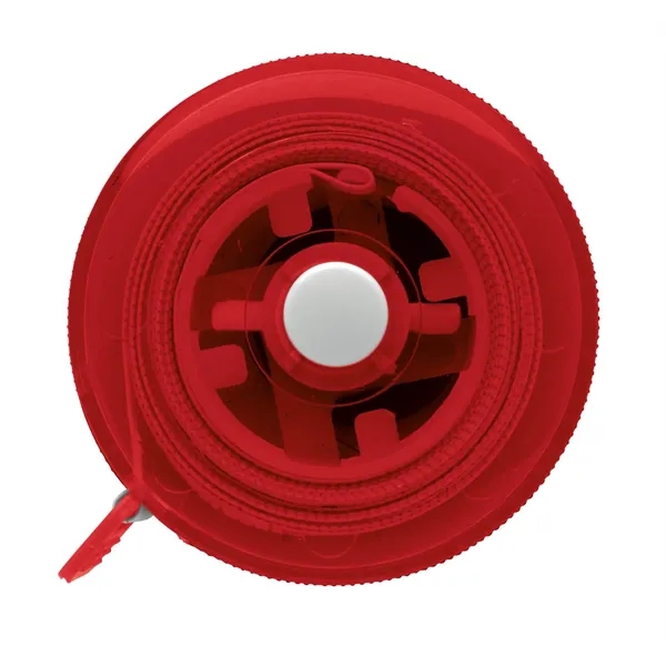 Translucent Red color option for 5' Mini Round Tape Measure
