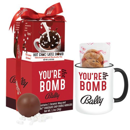 Photo of Mrs. Fields Mug & Cookies With Hot Chocolate Bomb Gift Set