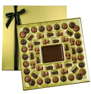 Photo of Large Custom Chocolate Delights Gift Box ( 1 1/2 Lbs.)