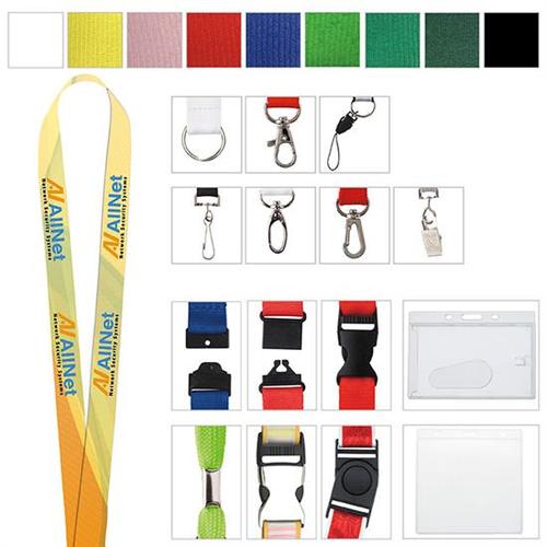 Photo of 5/8" Polyester Color Lanyard