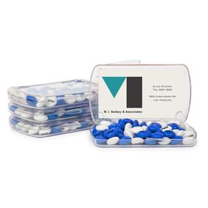 Photo of Diy Business Card Holder Kit With 1.5oz. Personalized  M&M's® (Pack Of 24)