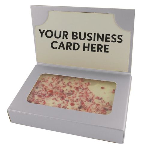 Photo of Cookie Business Card Box With Peppermint Bark