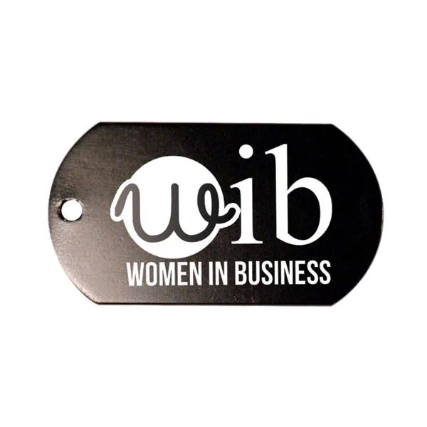 Black color option for Dog Tag With 23 1/2" Ball Chain