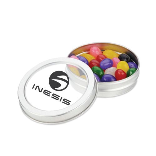 Photo of Small Top View Tin Jelly Beans