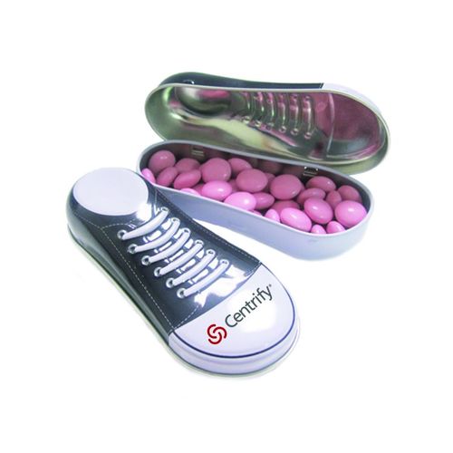 Photo of Sneaker Tin Chocolate Buttons