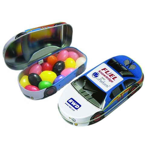 Photo of Race Car Tin Jelly Beans