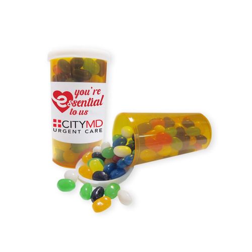 Photo of Large Promo Pill Bottles Gourmet Jelly Beans