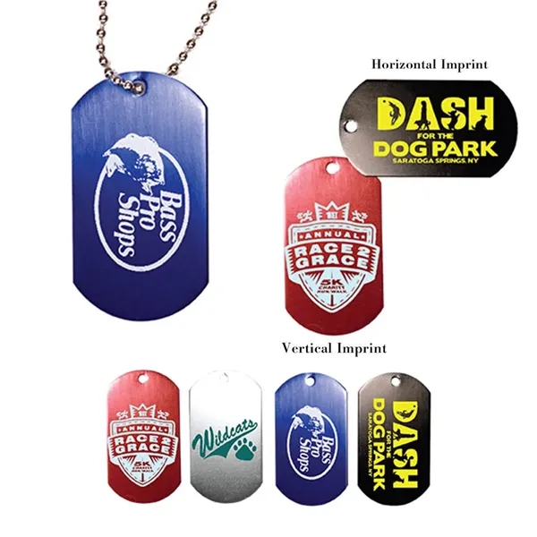 Extra color option for Dog Tag With 4 1/2" Ball Chain