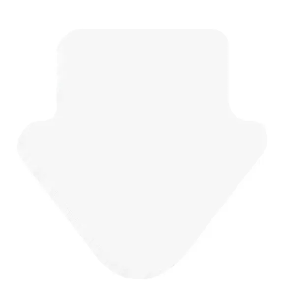 White color option for Bic 3" 3" Adhesive Die Cut Notepad, 25 Sheet