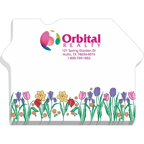 White color option for Bic 3" 3" Adhesive Die Cut Notepad, 50 Sheet