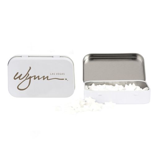Photo of Rectangular Tin With Star Shaped Mints
