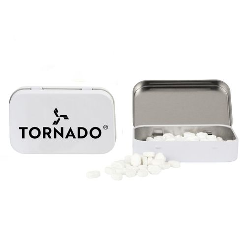 Rectangular Tin With Dollar Sign Shaped Mints | Custom Printed As Low ...