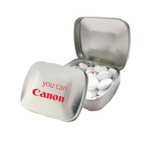 Photo of Domed Tin Imprinted Chocolate Buttons