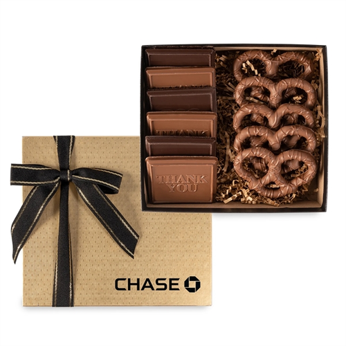 Photo of 6 Piece Cookie & Confection Gift Box With Pretzels