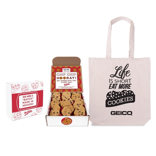 Main photo of A Batch Made In Heaven Mrs. Fields Cookie Mailer With Tote