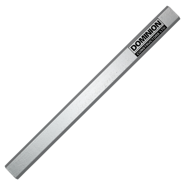 Metallic Silver color option for Enamel Finish Carpenter Pencil