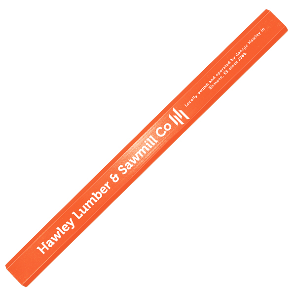 Orange color option for Enamel Finish Carpenter Pencil