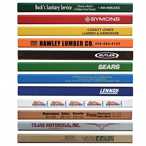 Main photo of Enamel Finish Carpenter Pencil