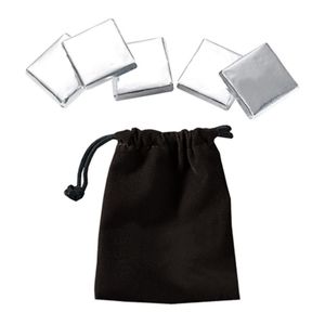 Photo of Velour Pouches With Chocolate Squares