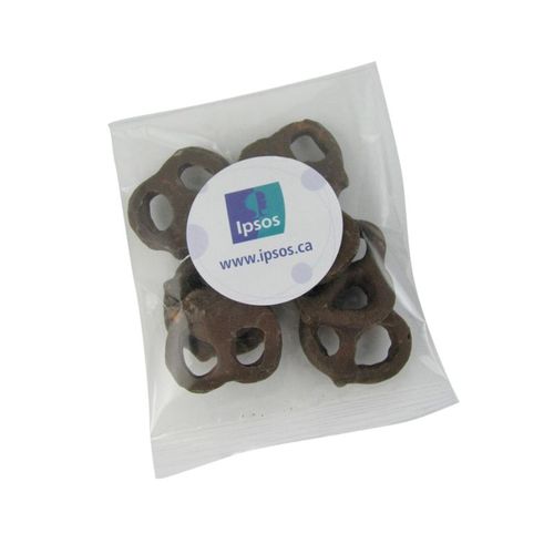 Photo of 1oz. Goody Bags   Milk Chocolate Mini Pretzels