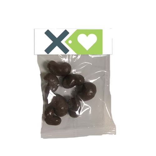 Photo of Small Header Bags   Milk Chocolate Cashews
