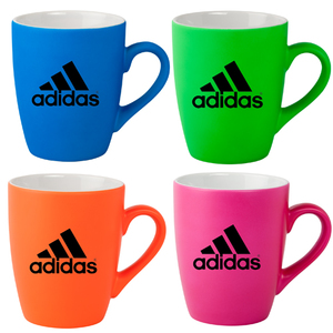 Photo of Neon Soft Touch 12oz Ceramic Mugs
