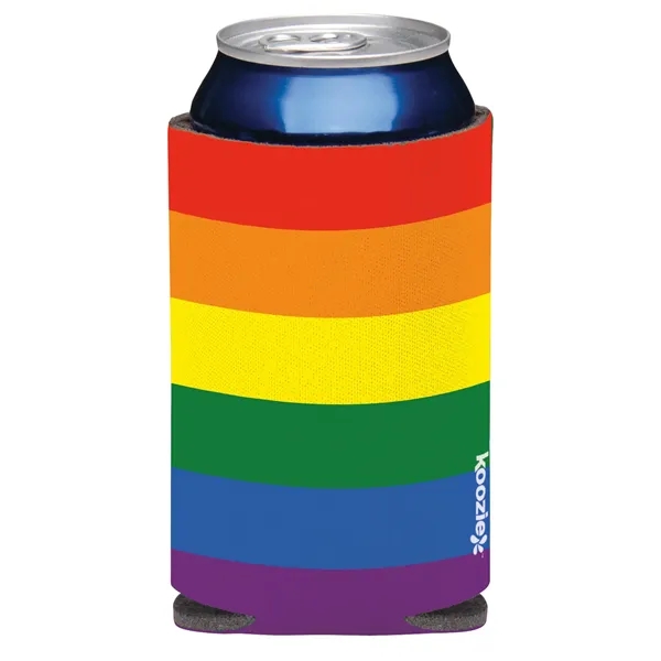 Rainbow Horizontal color option for Brite Pix Koozie Can Kooler