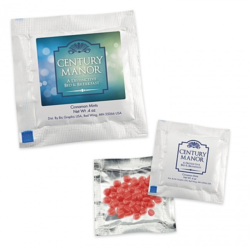 Photo of Cinnamon Mints 3" 3" Treat Packet