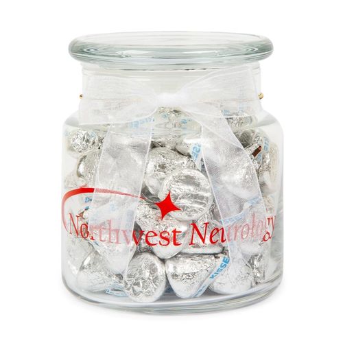 Photo of 22oz. Glass Jar   Hershey's Chocolate Kisses