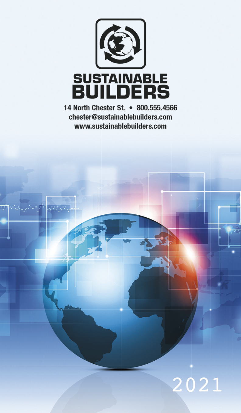 Global Cover color option for Colorful Impressions Monthly Pocket Planner