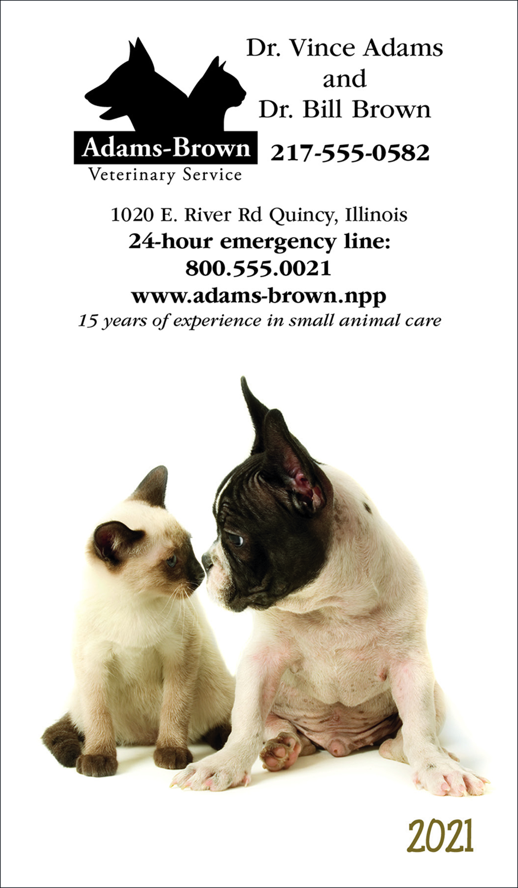 Puppy And Kitten Cover color option for Colorful Impressions Monthly Pocket Planner