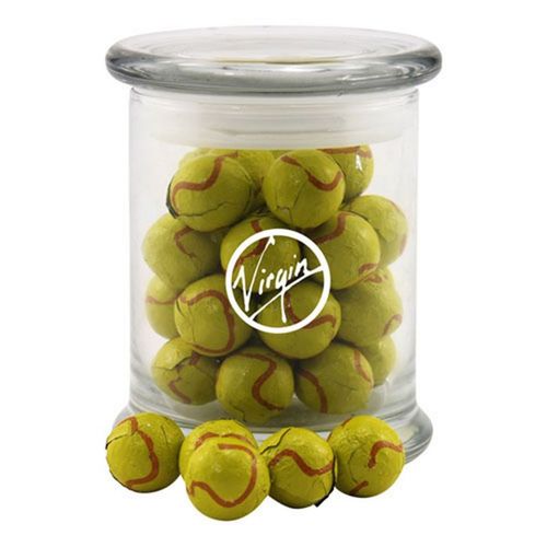 Photo of Jar With Chocolate Tennis Balls
