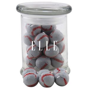 Photo of Jar With Chocolate Baseballs