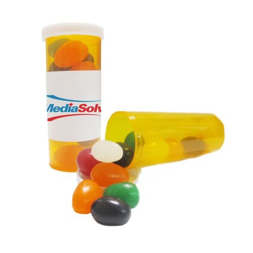 Photo of Small Promo Pill Bottles Jelly Beans
