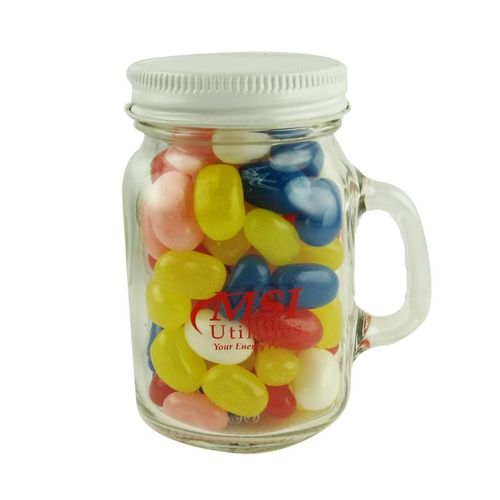 Photo of Glass Mini Mason Jars   Gourmet Jelly Beans