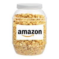 Large Plastic Jar   Caramel Popcorn