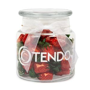 Photo of 22oz. Glass Jar   Stock Wrapped Candies